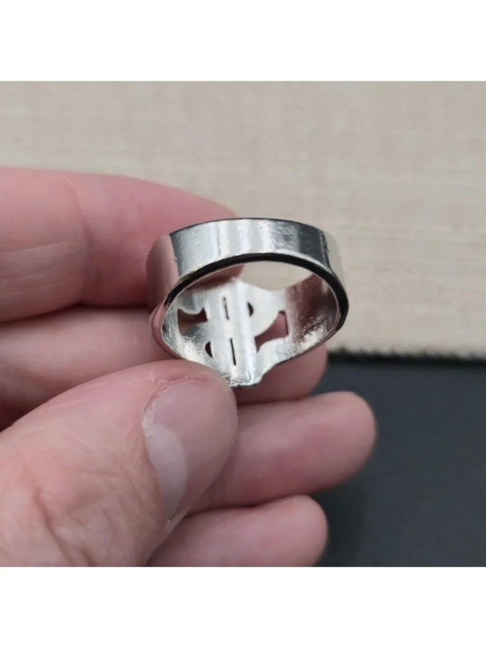 Size 10.75 Iced Out Dollar Sign Ring for Men - Hip Hop Band Ring A8104